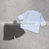 Factory New Arrival 2016 Summer Child Clothes for 2 Pieces Fashion Baby Boy Clothing Set Wholesale Kids Clothes (ulik-SC079) thumbnail-3