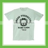 Products Bros Baby Lion Head Unisex Cotton Printed Short Sleeve White Tee Shirt For Summer