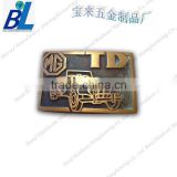 Zinc alloy metal Name tags magnetic back