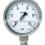 2.5'Diameter All Stainless Steel low pressure gauge manufacturer