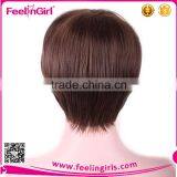 Wholesale Cheap Human Hair Full Half Lace Blonde Wig thumbnail-5