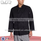 Men's White Classic Chef Coat,Long Sleeve