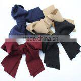 Fashion New Fall Wool Bow Clip,Large Wool Hair Bows thumbnail-1