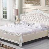 2016 Hot Sale Modern High Quality Customized Double Bed Room Furniture, White King Size Bed in Living Room Quality Choice thumbnail-2