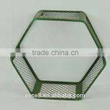 Vintage Wrouhgt Metal Wall Shelf for Flower Stand & Home &garden Decoration thumbnail-2