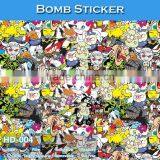 HD-003 High Quality 5x98FT Car Wrapping Film Sticker Bomb thumbnail-4