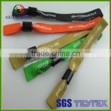 OEM factory price custom silicone wristband, cotton wristband, wristband activity tracker
