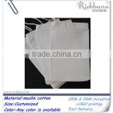 Organic Cotton Muslin Drawstring Bags Wholesale