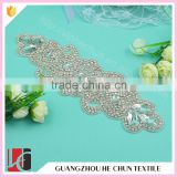 HC-3461 Hechun Hot Sale Hot Fix DMC Crystal Stone Applique for Wedding Belt Decoration