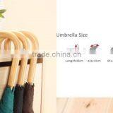 High Quality Stick Auto Open Wood Wholesale Custom Umbrella Stick Rain Umbrella,straight Umbrella,golf Umbrella thumbnail-5