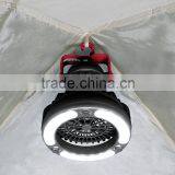 factory products 18 LED Camping Tent Fan light 2 in 1 camping light fan