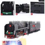 861WB Classic Retro-style Alloy Model Train Steam Locomotive Sound and Light Back Toys HO Scale 1:87 Quality Choice thumbnail-2
