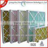 Medium Efficiency Anti-humidity Foldaway Paper/ Metal Frame Synthetic Filter With Large Dust Holding Capacity and Large Air Flow thumbnail-1