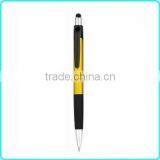 Yellow Popular Active Screen Cleaner Stylus Touch Metallic Ball Pen thumbnail-1