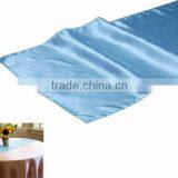 Blue Satin Table Runner for Wedding thumbnail-1
