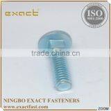 Zinc White Zinc Blue HDG Carriage Bolt thumbnail-5