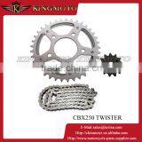 KINGMOTO China Manufacture Motorcycle Chain Sprocket Set or Motorcycle Chain Sprocket Price thumbnail-3