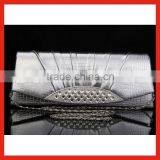 Socialite Noble Diamond Evening Bag Upscale Elegance Leather Clutch Bag for Lady Wholesale thumbnail-4