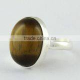 Huge !! Bezel Setting Tiger's Eye 925 Sterling Silver Ring, Silver Jewelry, Wholesale Silver Jewelry thumbnail-3