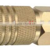 USA Series Quick coupler ,copper material pneumatic quick coupling U1 Serices Female Socket Male Socket Barb Socket