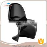 China Gold Supplier Modern Design Wholesale White Plastic Chair thumbnail-2