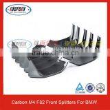 For BMW M Series F82 M4 Carbon Fiber Apron Auto Front Bumper Splitters thumbnail-2