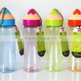 400ml 460ml Pencil Shape Plastic Water Bottle
