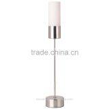 Chrome Finish and White Glass Shade Modern Table Lamp FL-5014 thumbnail-1