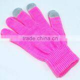 Pink Gloves for Touch Screen