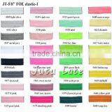 94 Solid Colors of 5/8 Inch Fold Over Elastic- 100yds in Spool Foe- Stretchy Hair Elastic Headbands thumbnail-4