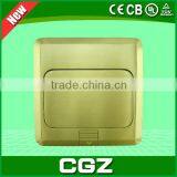 CGZ Brand 2015 new hot sale 63 amp plug & floor socket high quality