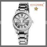 Nice New Stainless Steel Watch Diamond Jelly Buckle Watch With Calendar 2014 thumbnail-1