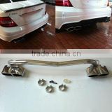 fit for BENZ C-CLASS W204 exhaust tips with AM logo and S65 look 07~ AMG style