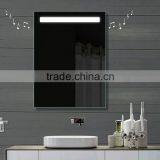 Framelss Backlit Led MP3 Bluetooth Bathroom Mirror With Demister Pad thumbnail-2