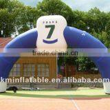 Inflatable Advertising Promotional Arch With Billboard