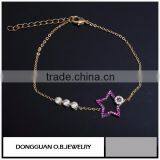 Wholesale Simple Style Gold Jewelry Baby Chain Smart Bracelet thumbnail-1