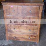 VINTAGE WOOD DRAWER CHEST CABINET