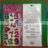 Custom Number 3D Blister Cartoon Stickers thumbnail-3