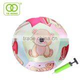 16 Inch Inflatable Fabric Covered Beach Ball for Whole thumbnail-5
