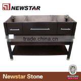 China Supplier Hotel Bathroom Wood Vanity Vases