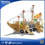2016 Best Quality Modern Style Outdoor Children Wooden Pirate Ship Playground thumbnail-1