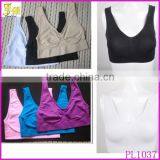 New U Back Sport Yoga Bra Leisure Seamless Genie Bra Camisole Exercise Crop Tops Non Padded 3pcs/set thumbnail-1