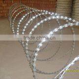 Concertina Razor Barbed Wire BTO-22/low Price Concertina Razor Barbed Wire/Galvanized Razor Barbed Wire(Anping Factory)