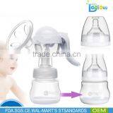 BPA Free Soft Silicone Manuel Vacuum Swing Breast Pump thumbnail-3