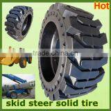 Top Quality 10-16.5 12-16.5 Solid Bobcat Skidsteer Tires With Rims thumbnail-2
