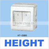 HEIGTH HOT SALE Weather Protected Switch/2 GANG 2 WAYS SWITCH WIT HIGH QUALITY
