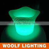 Garden Led Illuminating Plastic Flower Pot Color Changing thumbnail-3