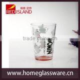 500ml Print Cartoon Tumbler Glass Cup Juice Cup thumbnail-2