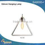 Edison Glass of Triangle Shapes Hanging Lamp thumbnail-1