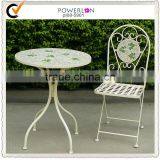 Rural Folding Metal Garden Bistro Set thumbnail-1
